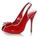 Women's Sexy Shoes Sling back Peep Toe 4.5 Inch Heel With Bow