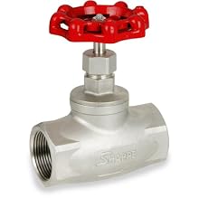 Sharpe Valves 40276 Series Stainless Steel 316 Globe valve, Screwed Bonnet, Inline, NPT Female
