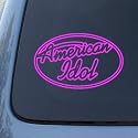 AMERICAN IDOL - Vinyl Car Decal Sticker #A1578 | Vinyl Color: Pink