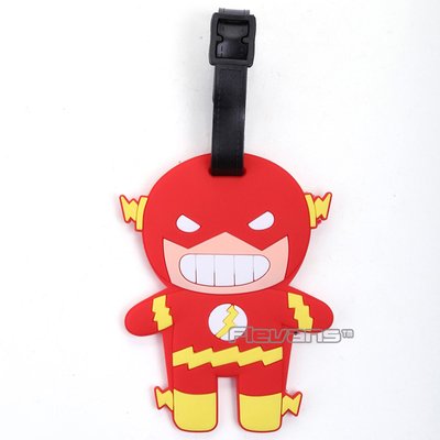 Al the Flash Luggage Tag School Bag Tag Travel Accessory Cartoon Luggage Tag