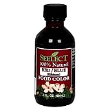 Review Seelect  / Seelect 100% Natural Food Coloring, Red/Blue, 2-Ounce Bottle (Pack of 4)