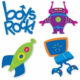 Sizzix 654473 Sizzlits Die Set 4 Pack-small Boy