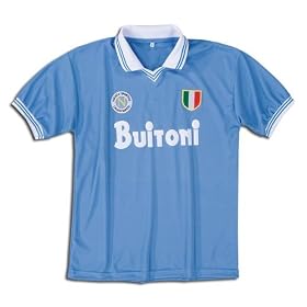 Andres Soccer Jersey: Napoli 1986 Buitoni Home Replica Soccer Jersey