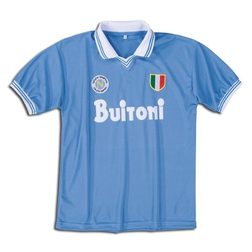Andres Soccer Jersey: Napoli 1986 Buitoni Home Replica Soccer Jersey