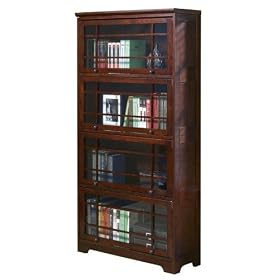 Craftsman 4 - unit Barrister Bookcase, 4-UNIT, MACINTOSH OAK