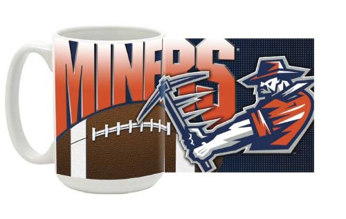 UTEP 15 oz Ceramic Coffee Mug - Miners Football
