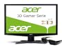 Acer GD245HQABID 61 cm (24 Zoll) 3D LED Monitor (VGA, DVI, HDMI, 120 Hz, 2ms Reaktionszeit) schwarz mit 3D Shutterbrille