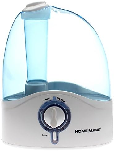 HOMEIMAGE 1.58 Gallons per day Output, 1.19 gallons or 4.5 liters Large Tank Capacity Cool Mist Humidifier - HI-B12BLUE