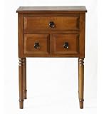 Privilege 24079-CB 3 Drawer Stand - Country Brown