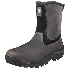 Timberland Men's Rime Ridge Mid Waterproof Slip-On Snow Boot