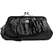 Coach Occasion Sequin Large Wristlet Black Bag Purse 44475 - Coach 44475BK