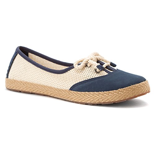 New UGG Women's Catrin Crochet Slip-ons Navy