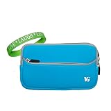 Durable Archos 70 Tablet Blue Sleeve/Carrying Case along with Vangoddy Live*Laugh*Love Wristband