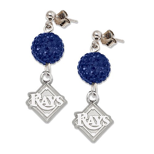 MLB Tampa Bay Devil Rays LogoArt Ovation Earrings