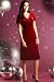 125 Years Autograph Puff Sleeve Velvet Dress