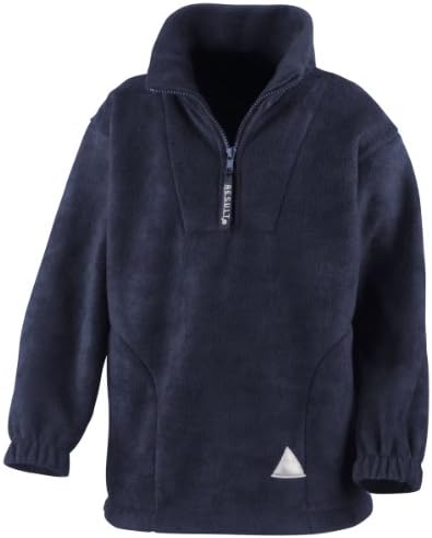 Result Junior/Youth Active Fleece Top 1/4 Zip Unlined Navy XL
