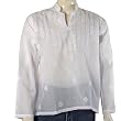 Mens Summer Clothing Mens Embroidered Kurta Cotton Shirt India Chest 42 inches (gck198)