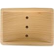 Beechwood Soap Dish, Rectangular
