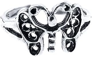 925 Sterling Silver Toe Ring Madam Butterfly, One Size Fits All