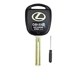 3 Buttons Remote Key Short Blade Shell For Lexus LX470 RX330 GX470 (42MM) No Chips Inside