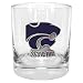 Kansas State University Wildcats Double Rock Glass