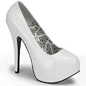 TEEZE-06, 5 3/4" Pump White Patent Size 12