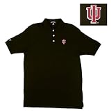 Indiana Hoosiers NCAA Classic Pique Polo Shirt (Black)