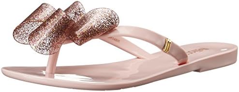 Mini Melissa MELISSA HARMONIC BOW Flat (Little Kid),Light Pink,2 M US Little Kid