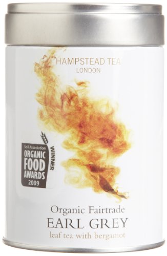 Hampstead Tea Organic Fairtrade Earl Grey Loose Leaf Tea, 3.53-Ounce Tins (Pack of 3)