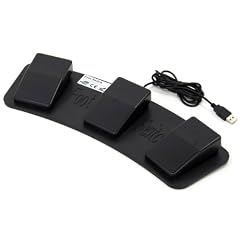 USB3連フットペダルスイッチ マウス操作対応 RI-FP3BK