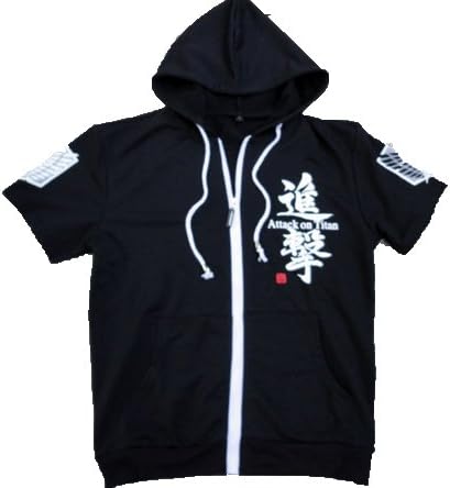 Desert Song Attack on Titan Short Sleeves Black L
