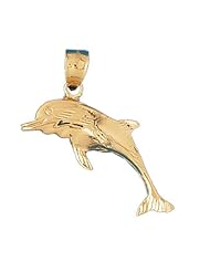 CleverEves 14K Gold Pendant Dolphins 13.9 - Gram(s)