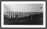 Historic Print (S): Military railroad bridge over Potomac Creek. Aquia Creek and Fredericksburg Railroad. Bu