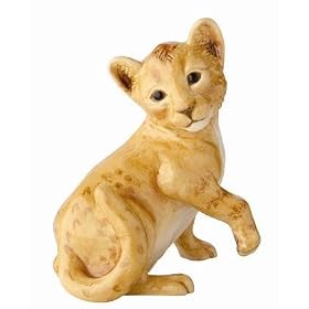 Baby Lion Cub Porcelain Collectable Boxed Gift by John Beswick