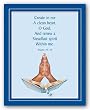Create In Me A Clean Heart - Zeta Phi Beta by Merrill 8"x10" Art Print Poster