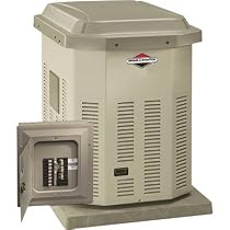 Briggs & Stratton 40222 7,000 Watt Automatic Home Standby Bi-Fuel Generator System With 50 Amp 12 Circuit Transfer Switch