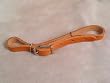 Flat Natural Leather Curb Strap