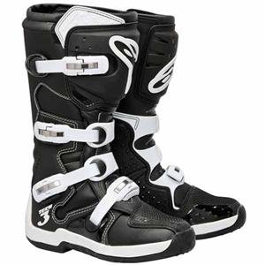 Alpinestars Tech 3 Boots (11) (BLACK/WHITE)