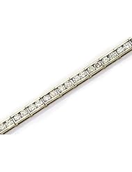 14K Yellow Gold Diamond Channel Bracelet