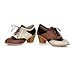 Charm Foot Vintage Womens Low Heel Lace up Oxfords Shoes Casual Leather Shoes