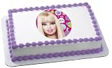 Barbie Edible Image Cake Topper
