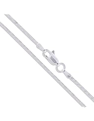 Sterling Silver Magic Square Snake Chain 1.5mm Solid 925 Italy New Necklace 30"
