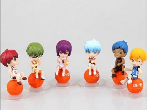 Anime Kuroko No Basket / Kuroko's Basketball 6PCS/Set PVC Figure