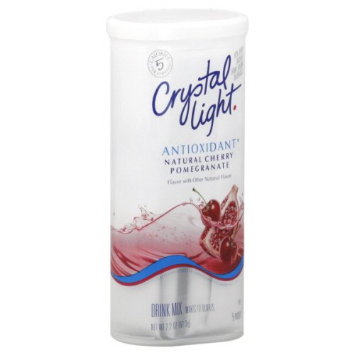 Crystal Light Natural Cherry Pomegranate, 2.2-Ounce Canister (Pack of 6)