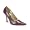 3 1/2 Inch Sexy High Heel Shoes Animal Print Pump Metallic Cheetah Size: 6