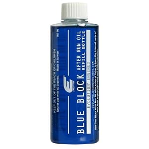 Blue Block After Run Oil Refill Bottle 4.5 oz from Evolution Aircraft Engines