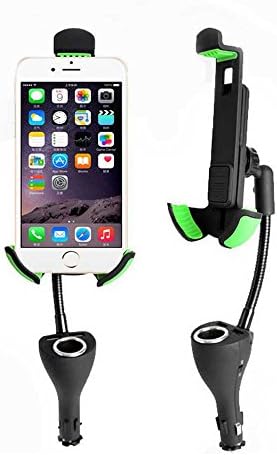 Tiwkich Car Cradle Dock Station Mount,Car Smartphone Holder with Dual USB Charger 2.1A With Over Charge and Over Current Protection
