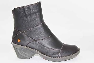 Buy Art Oteiza Ladies Black Leather Ankle Boots by ART