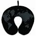 World Map Novelty Print Neck Pillow - Don't lose your pillow anymore