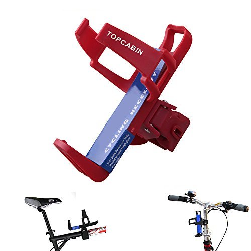 Holder Water Bottle Rack Cage Red